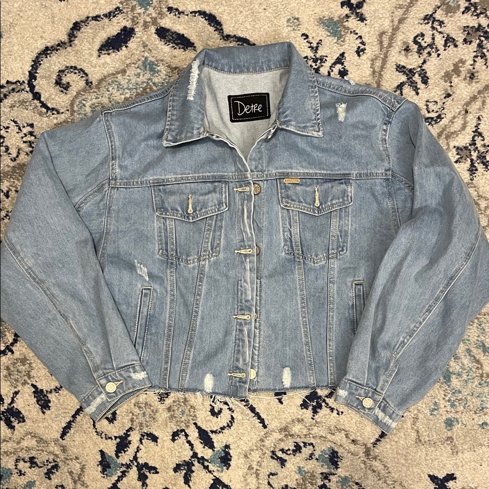 Distressed Denim Jacket